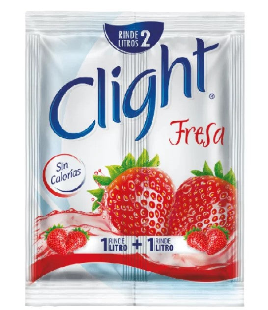 BEBIDA EN POLVO CLIGHT FRESA