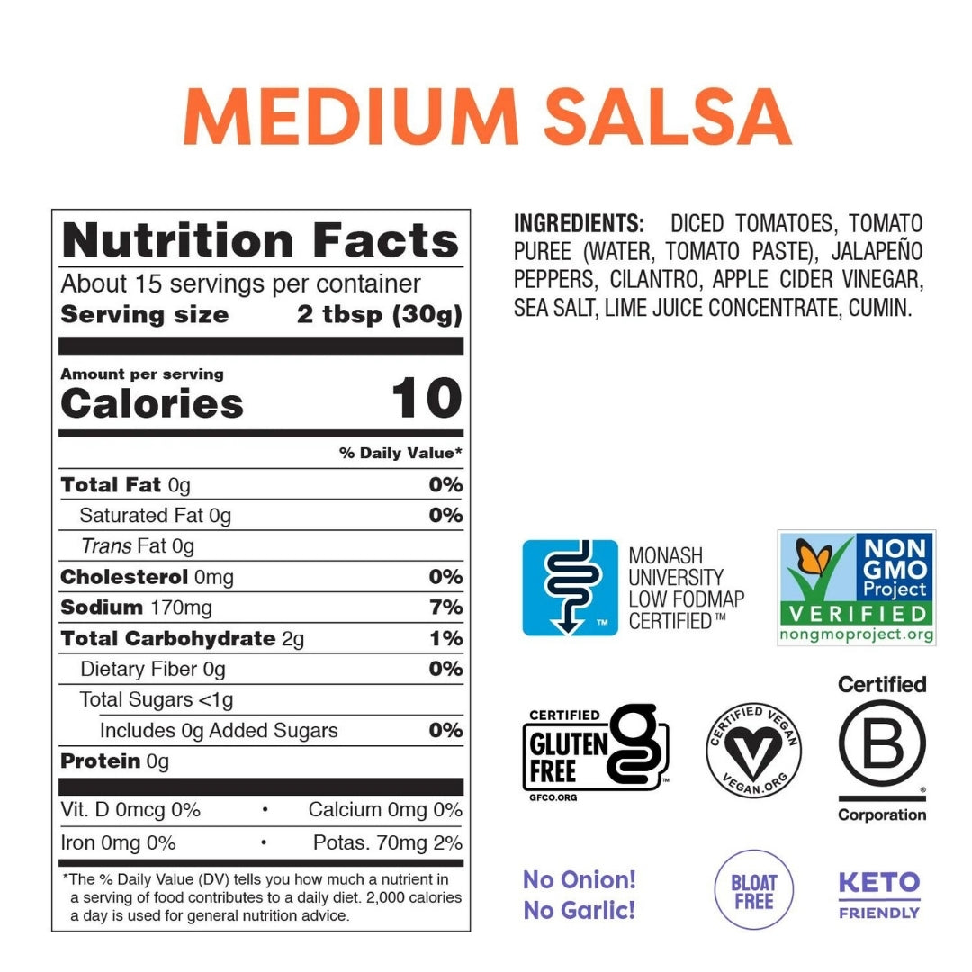 SALSA MEDIUM FODY 16 OZ