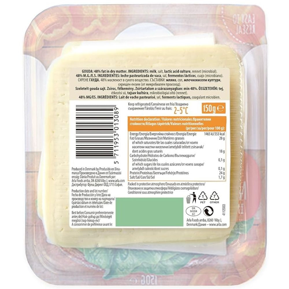 QUESO GOUDA ARLA 150G