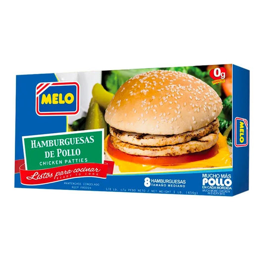 HAMBURGUESA DE POLLO 1/8 MELO