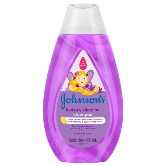 SHAMPOO JOHNSONS FUERZA Y VITAMINA 200 ML