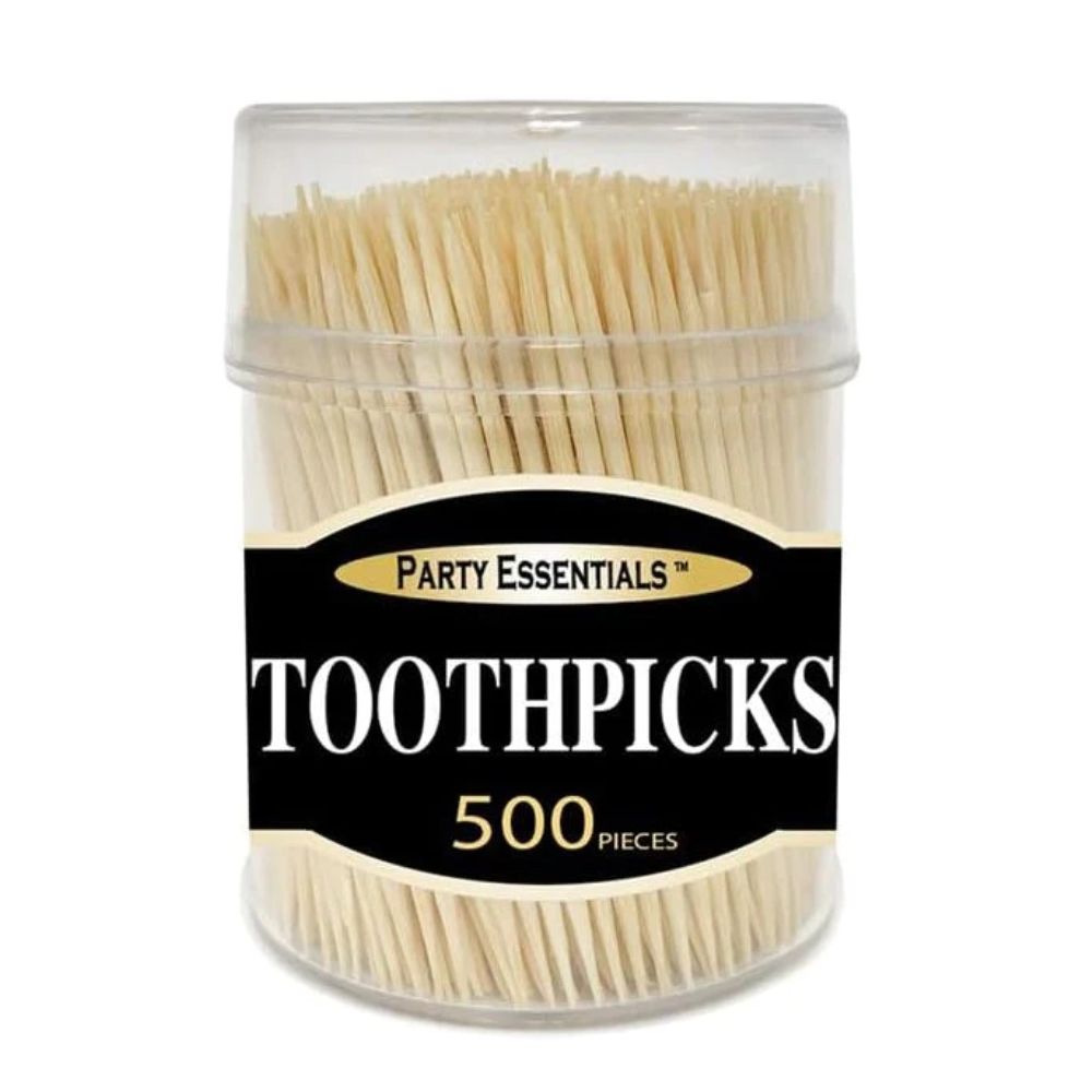 PALILLOS DE DIENTES DE BAMBÚ PARTY ESSENTIALS 500 GR