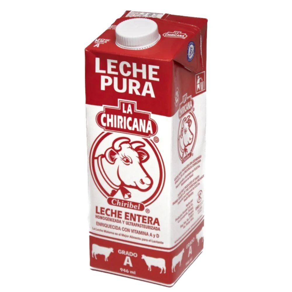 LECHE LA CHIRICANA UHT 3.5% 946 ML