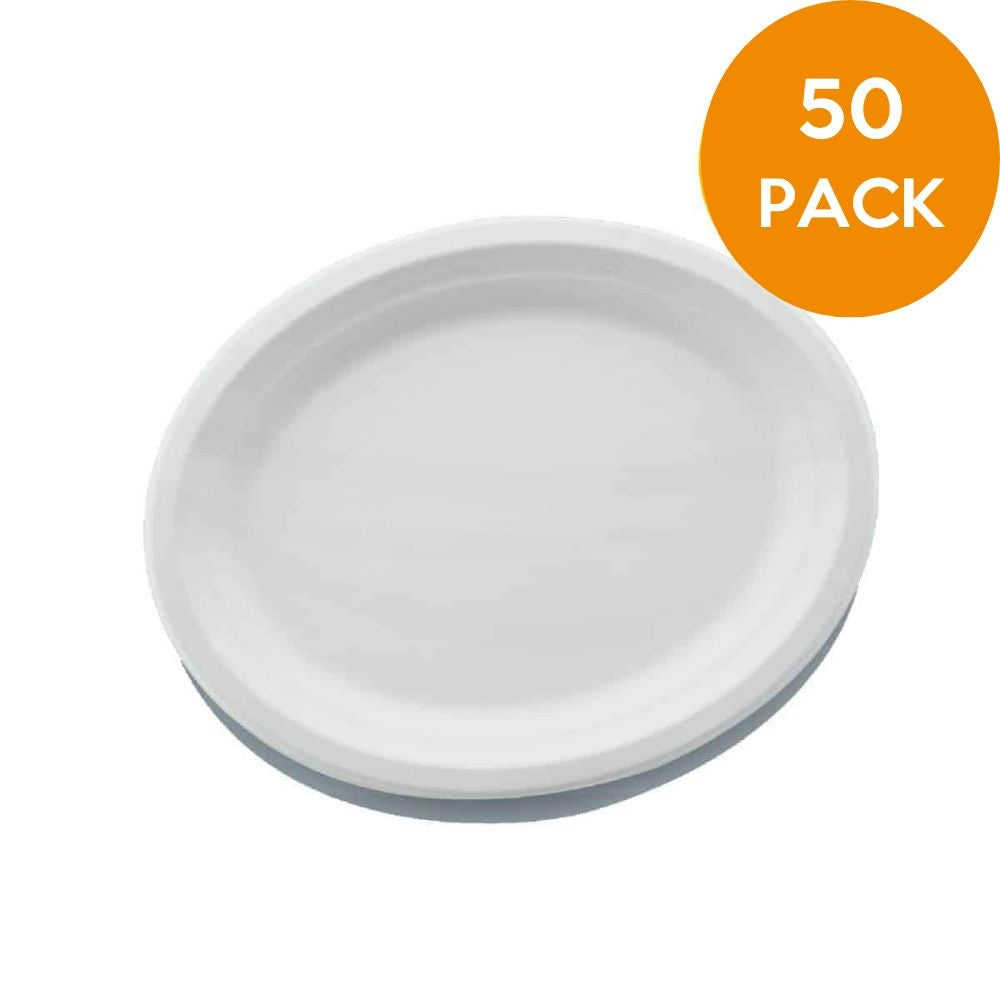 PLATO COMPOSTABLE 6 PULGADAS UNIVERDE 25 UND