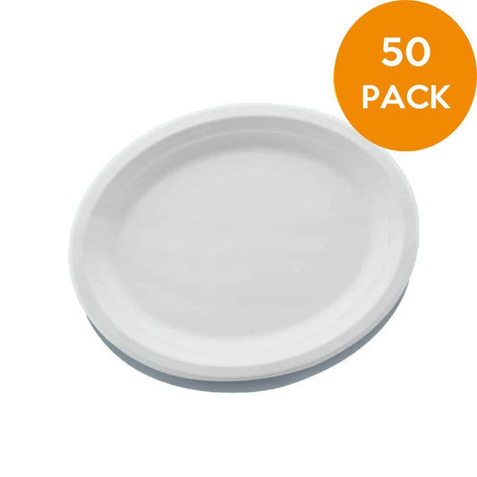 PLATO COMPOSTABLE 6 PULGADAS UNIVERDE 25 UND
