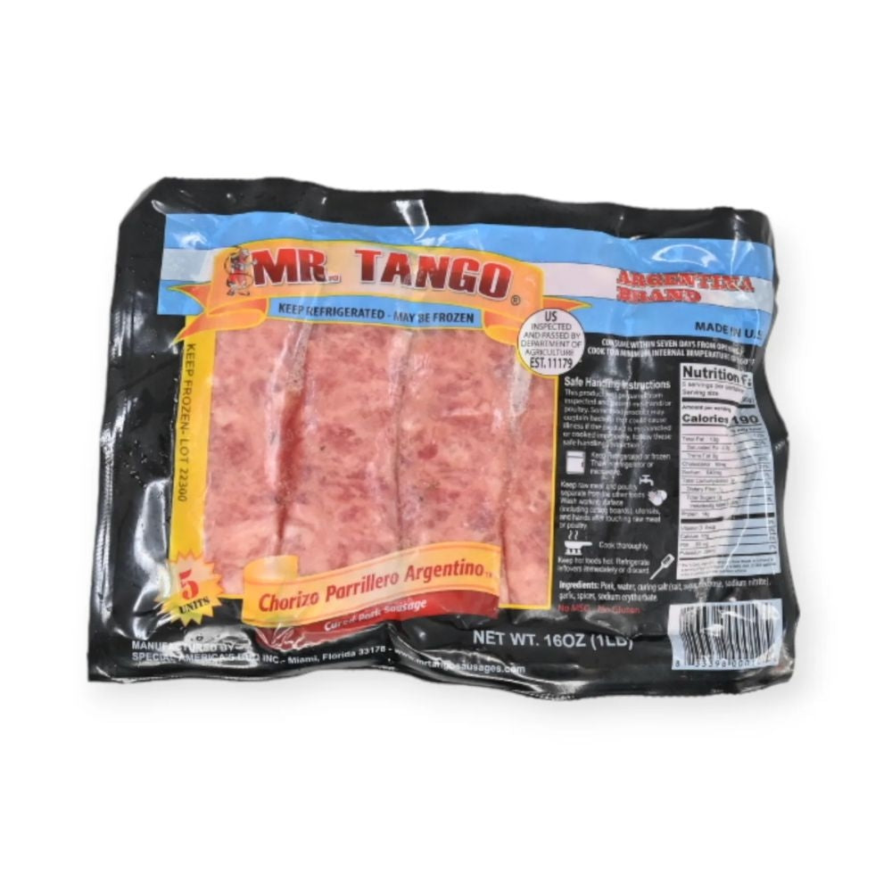 CHORIZO CORTE ARGENTINO 1 PAQ. 5 UND