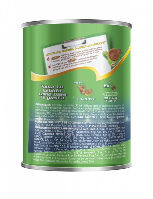 MILO SABOR CHOCOLATE 400 G