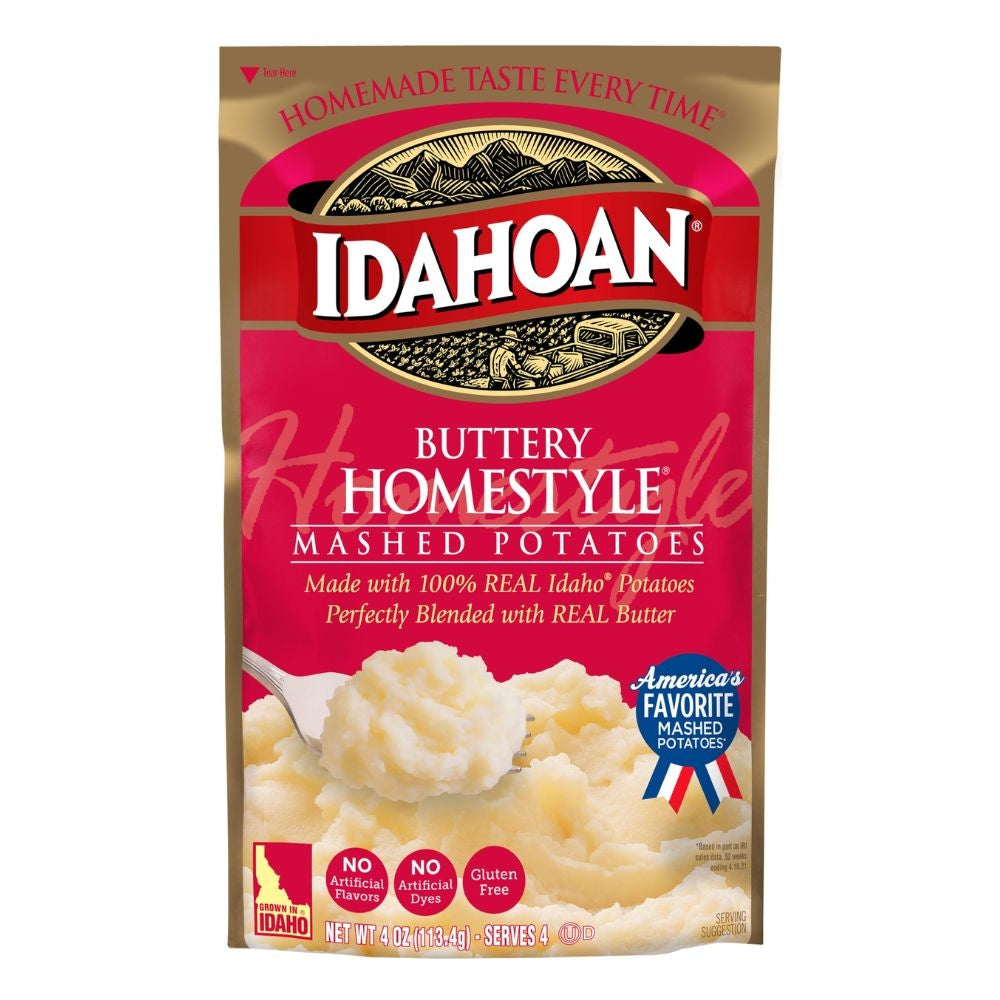 PURE DE PAPAS Y MANTEQUILLA IDAHOAN 4 OZ