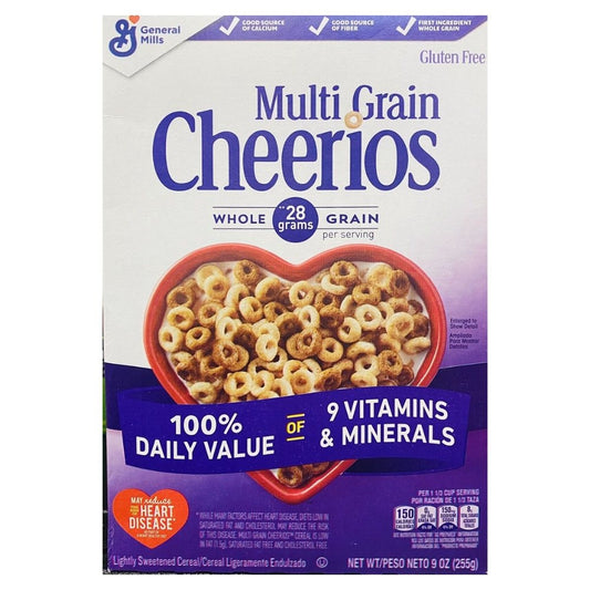 CEREAL MULTIGRAIN BREAKFAST CHEERIOS 9 OZ