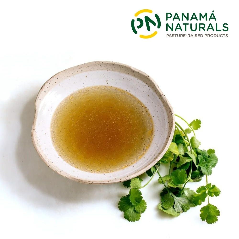 CALDO CONCENTRADO DE HUESOS DE POLLO Y COLAGENO PANAMA NATURALS 8 OZ