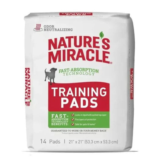 PAD DE ENTRENAMIENTO PARA MASCOTAS NATURES MIRACLE 14 UND