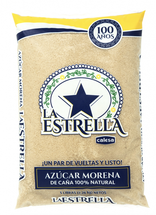 AZUCAR MORENA LA ESTRELLA 5 LBS