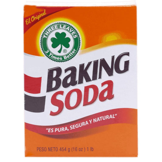 BICARBONATO DE SODIO THREE LEAVES 454 GR