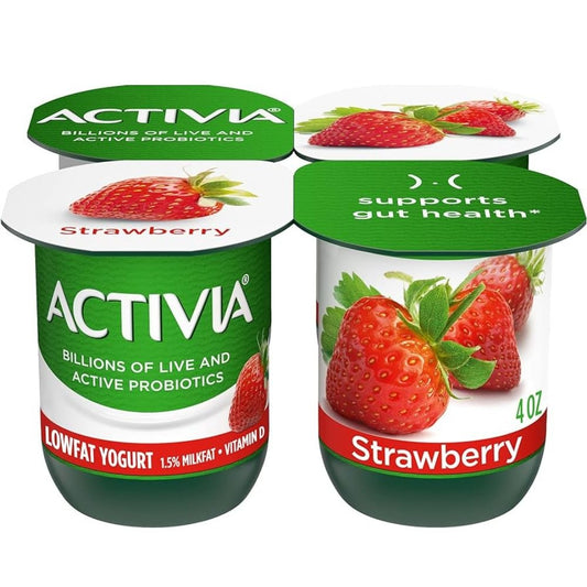 YOGURT DE FRESA ACTIVIA 16 OZ 4 PACK