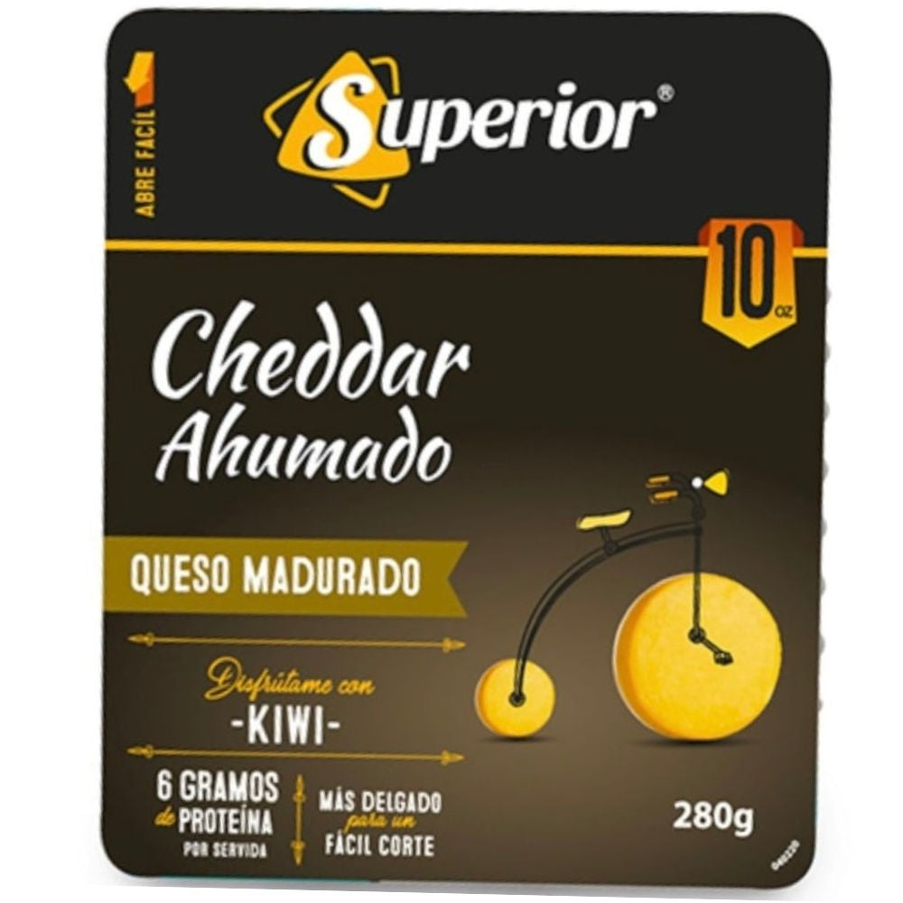 QUESO CHEDDAR AHUMADO SUPERIOR 226 GR