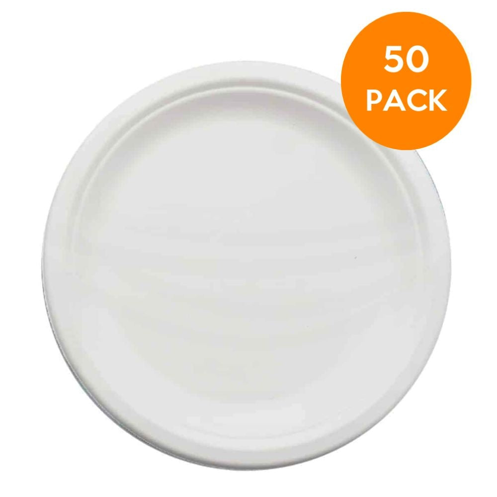 PLATO COMPOSTABLE 9” UNIVERDE 50 UND