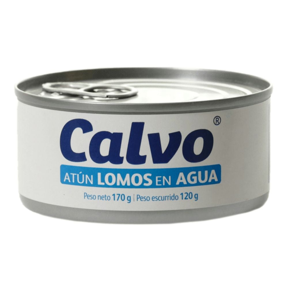 LOMOS ATUN EN AGUA CALVO 170 GR
