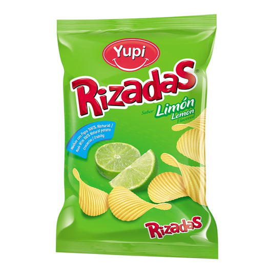 YUPI RIZADAS LIMON 115 GR