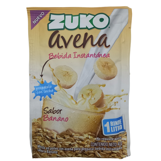 ZUKO AVENA BANANO 40 GR