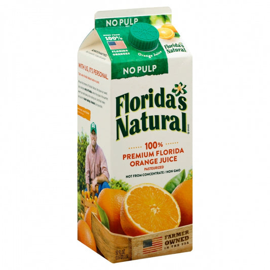 JUGO FLORIDAS NATURAL ORANGE NO PULP 52 OZ
