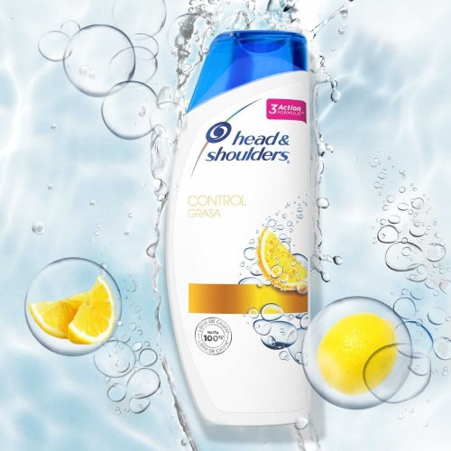 SHAMPOO HEAD & SHOULDERS CONTROL GRASA  (Caspa) 375 ML