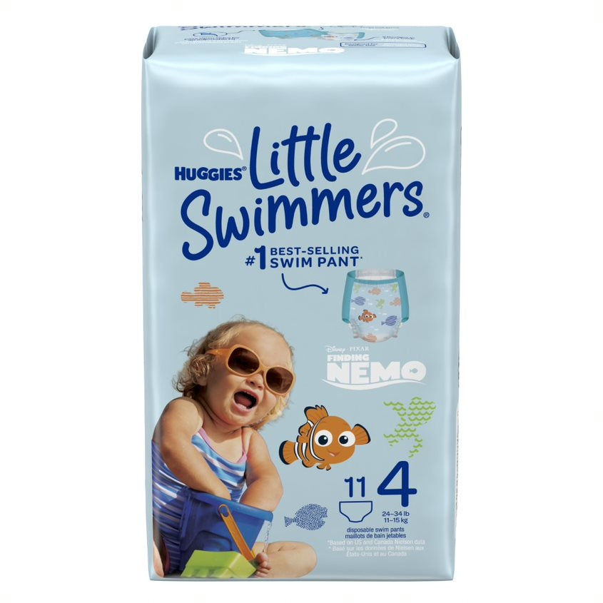PAÑALES LITTLE SWIMMERS 11 KG HUGGIES 11 UND