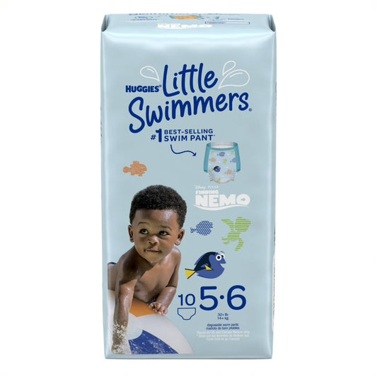 PAÑALES LITTLE SWIMMERS 14 KG HUGGIES 10 UND