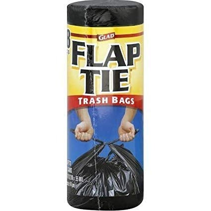BOLSA DE BASURA GLAD FLAP TIE 13 GALONES