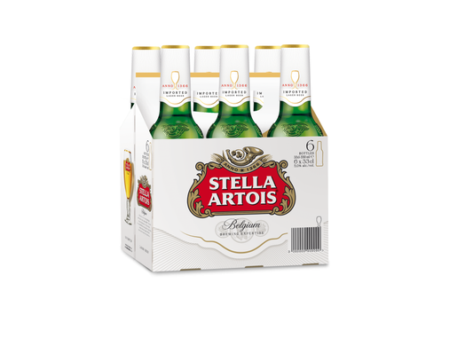 CERVEZA STELLA ARTOIS BOTELLA 6 PACK