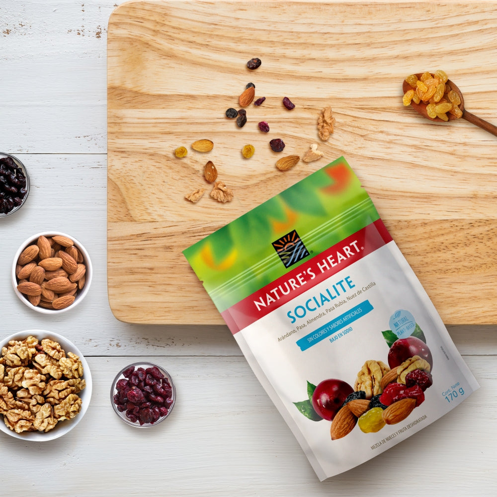 SNACKS NATURE'S HEART SOCIALITE 170G