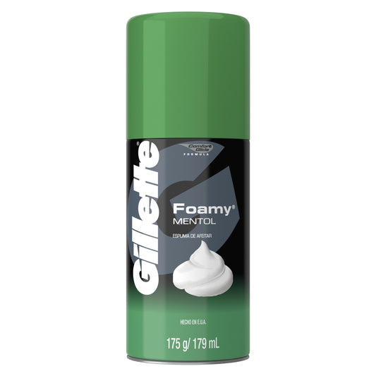 ESPUMA DE AFEITAR GILLETTE FOAMY MENTOL 179ML