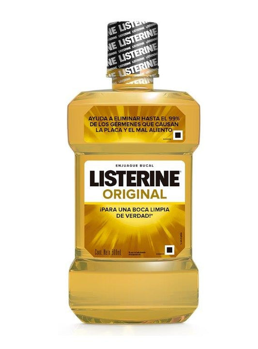 ENJUAGUE BUCAL LISTERINE ORIGINAL 500 ML