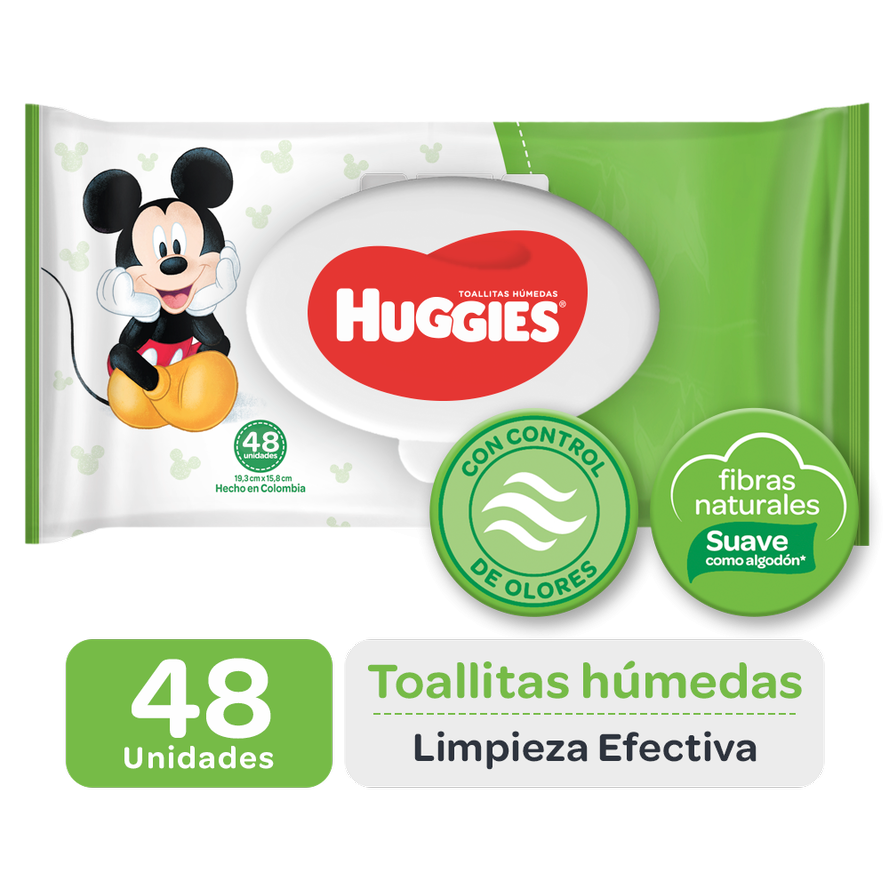 WIPES HUGGIES ACTIVE FRESH 48 UN