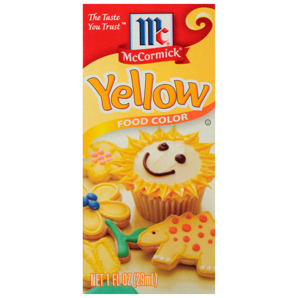 COLORANTE PARA ALIMENTO AMARILLO MCCORMICK 29 ML