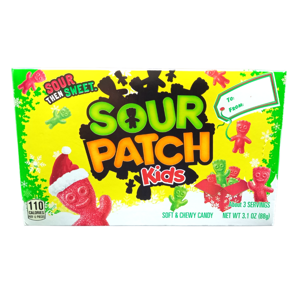 GOMITAS NAVIDEÑAS SOUR PATCH KIDS 3.1 OZ