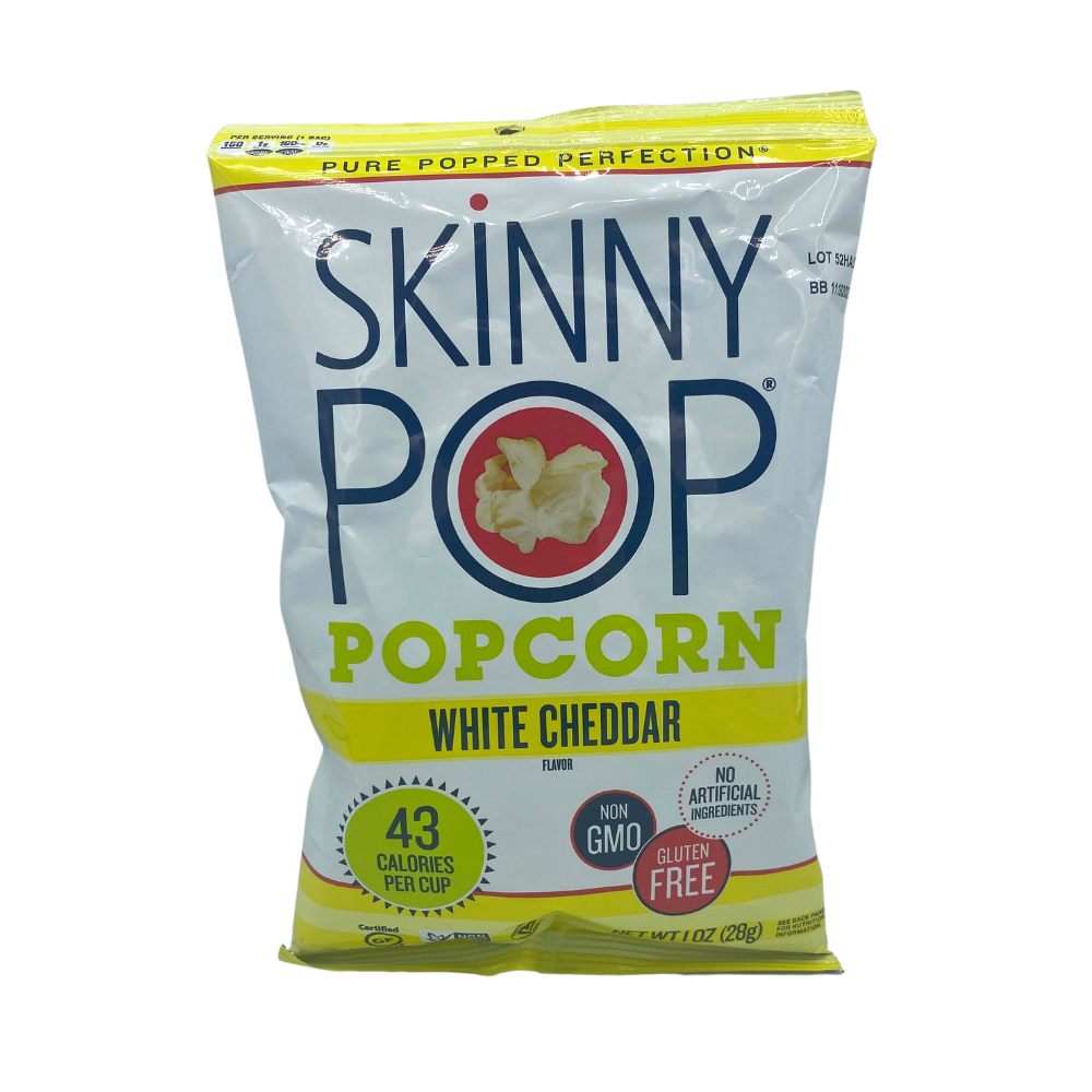 POPCORN SKINNY POP CHEDDAR 1 OZ
