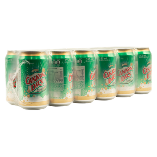 SODA GINGER ALE CANADA DRY LATA 12 PACK