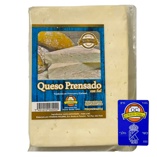 QUESOS CHELA PRENSADO CON SAL 340 G