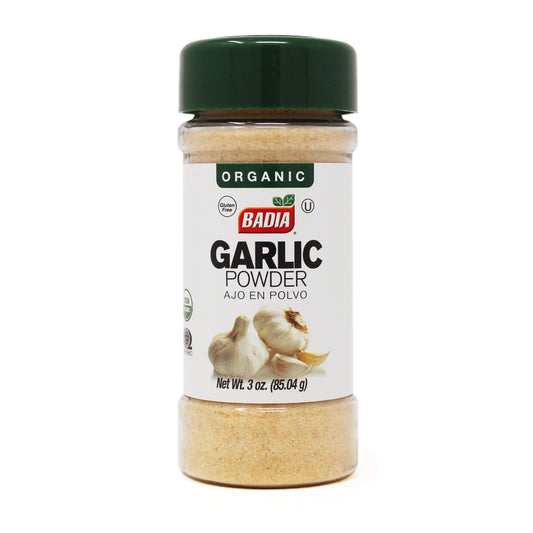 BADIA AJO EN POLVO ORGANICO 3 OZ