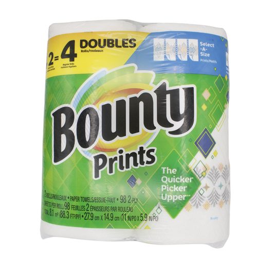PAPEL TOALLA BOUNTY  2 ROLLOS