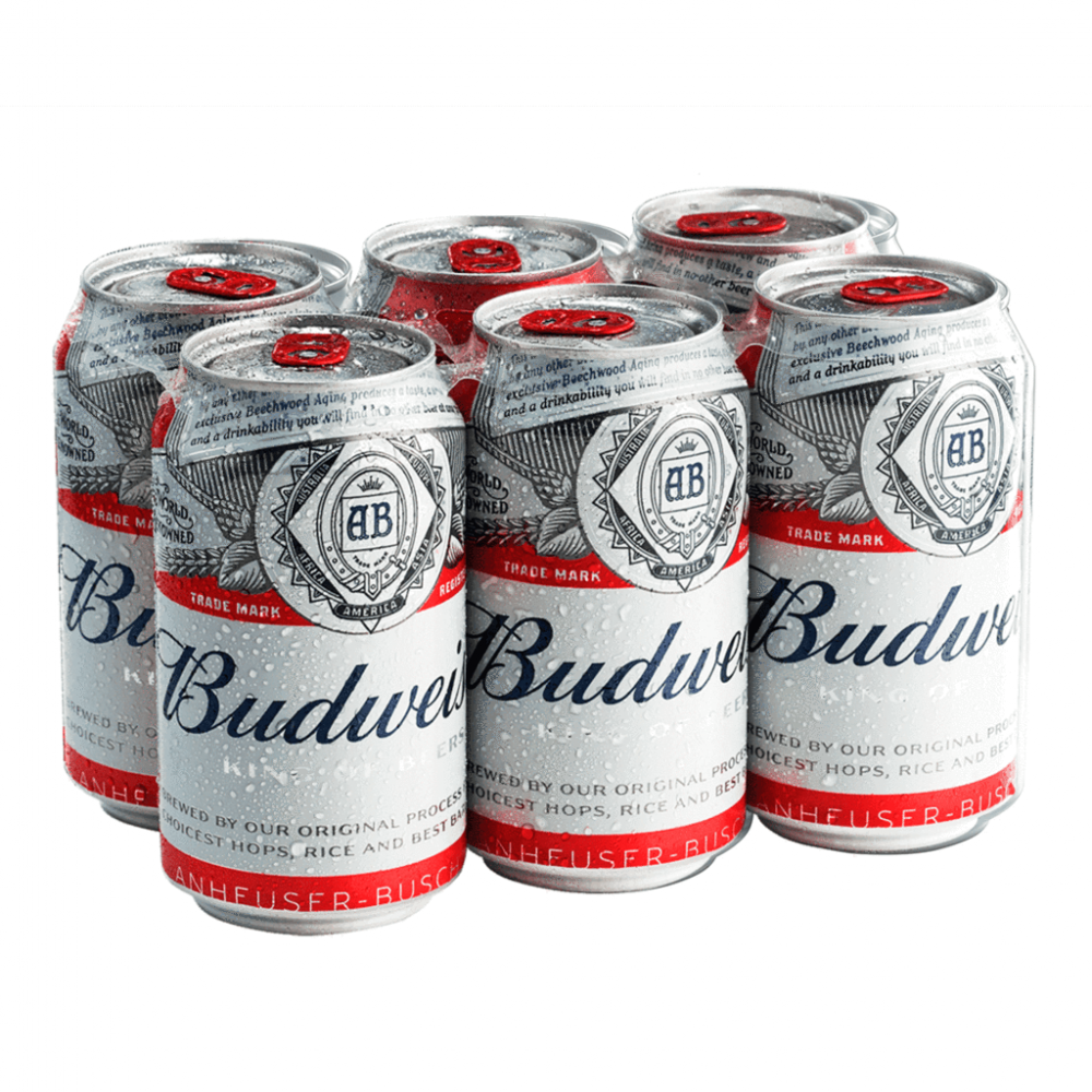 CERVEZA BUDWEISER LATA