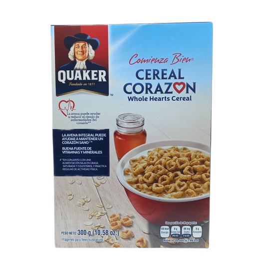 CEREAL QUAKER CORAZON 300 GR