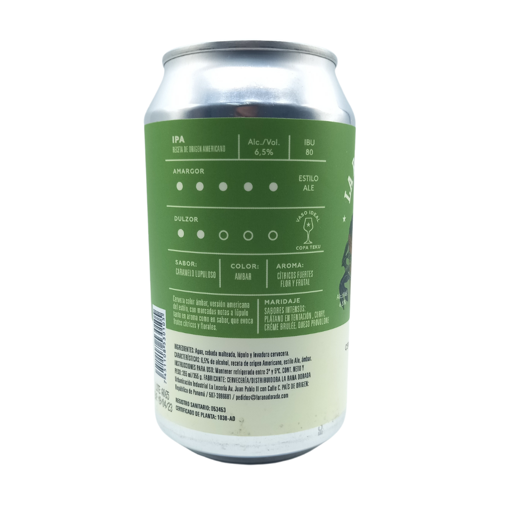 CERVEZA RANA DORADA IPA 355 ML