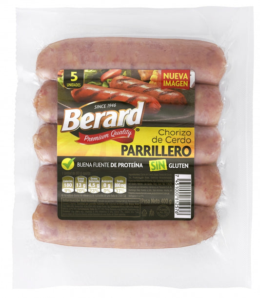 CHORIZO BERARD PARRILLERO 1 LB