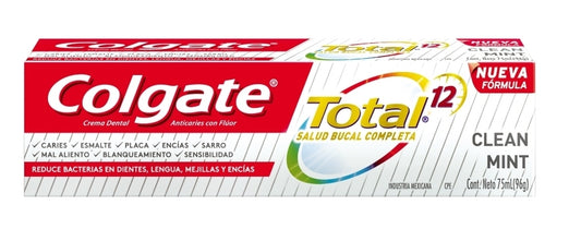 PASTA DE DIENTES COLGATE CD TOTAL 12 SALUD VISIBLE 75 ML