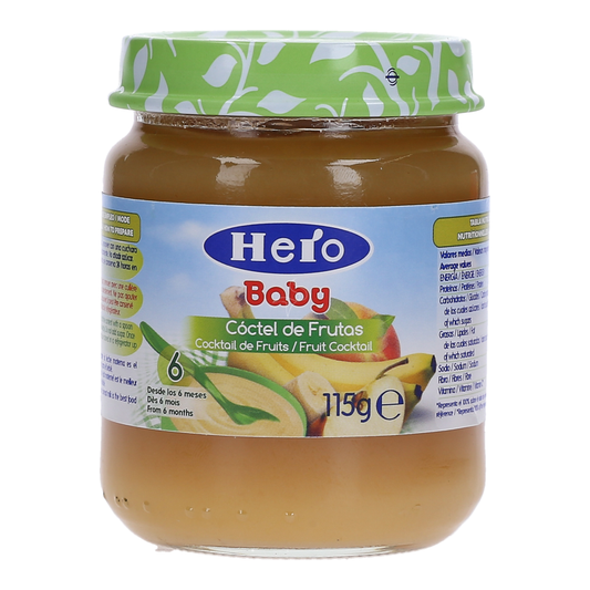 COLADO INFANTIL HERO BABY COCTEL DE FRUTAS 115 G