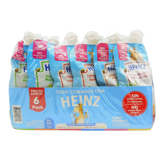 COLADO INFANTIL HEINZ 6 PACK