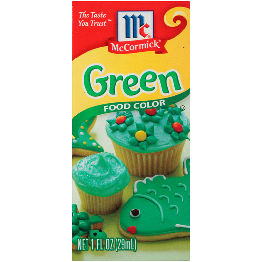 COLORANTE PARA ALIMENTO VERDE MCCORMICK 29 ML
