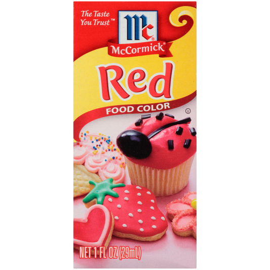 COLORANTE PARA ALIMENTO ROJO MCCORMICK  29 ML