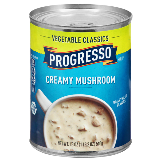 CREMA DE HONGOS PROGRESSO  18 OZ